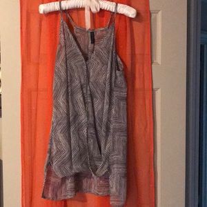 Black white striped Demi